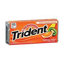 Trident; Gum, Tropical Twist, 0.059 Oz