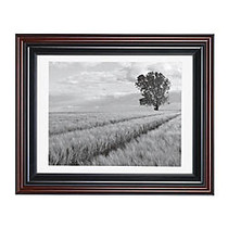 Venice Series Frame, 8 1/2 inch; x 11 inch;, Mahogany With Black Trim