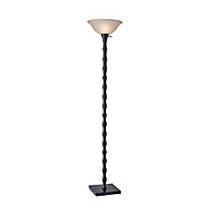 Adesso; Stratton Table Lamp, 28 1/2 inch;H, Brown Shade/Black Base