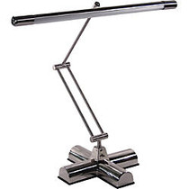 Advantus Brushed Steel Desk Lamp, Silver
