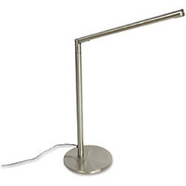 HON Desk Lamp - 15.8 inch; Height - 15.8 inch; Width - Desk Mountable - Brushed Nickel - for Desk, Table