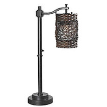 Kenroy Brent Outdoor Table Lamp, 30 inch;H, Bronze Shade/Bronze Base