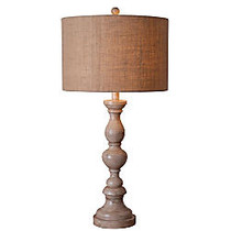 Kenroy Home Table/Floor Lamp, Bennett 1-Light Table Lamp, Almond