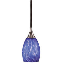 Kenroy Home Table/Floor Lamp, Medici Mini Pendant, Blue