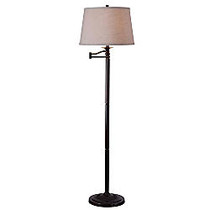 Kenroy Home Table/Floor Lamp, Riverside 1-Light Floor Lamp, Bronze