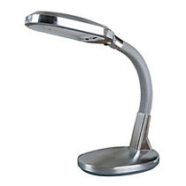 Lavish Home Sunlight Desk Lamp, 22 inch;H, Silver Shade/Base