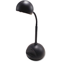 Ledu USB Bluetooth Desk Lamp - 3 W LED Bulb - Dimmable, USB Charging, Bluetooth - Desk Mountable - Black - for Desk, Table