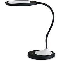 Lorell USB Charger LED Table Lamp, White