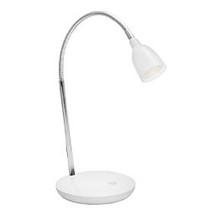 Lumisource Emu Table Lamp, 7 inch;H, White Shade/White Base