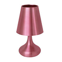 Lumisource Genie Touch Lamp, 10 inch;H, Pink