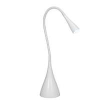 Lumisource LED Desk Lamp, 6 inch;H, White Shade/White Base
