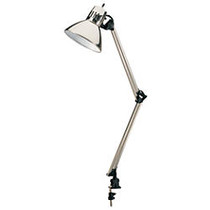 Realspace; Clamp-On Task Lamp, 29 1/2 inch;H, Brushed Steel
