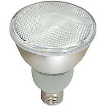 Satco; 15-Watt CFL PAR30 Reflector Floodlight, White
