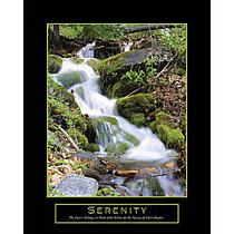 Crystal Art Gallery Framed Art, Serenity, 20 inch;H x 16 inch;W, Green/White