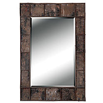 Kenroy Home Wall Mirror, Birch Bark, 36 inch;H x 28 inch;W x 2 inch;D, Birch