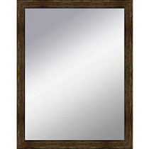 PTM Images Framed Mirror, Box, 18 inch;H x 14 inch;W, Natural Black