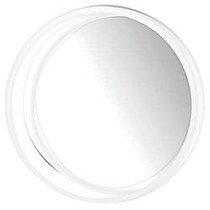 PTM Images Framed Mirror, Round Wall, 24 inch;H x 24 inch;W, White