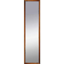 PTM Images Framed Mirror, Shadowbox, 48 inch;H x 12 inch;W, Natural Brown