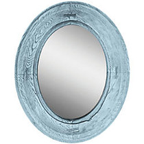 PTM Images Framed Mirror, Villa I, 22 1/8 inch;H x 18 1/8 inch;W, Blue