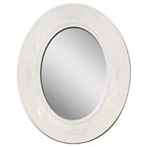 PTM Images Framed Mirror, Villa I, 22 1/8 inch;H x 18 1/8 inch;W, White