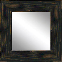 PTM Images Framed Mirror, Wood, 20 inch;H x 20 inch;W, Black