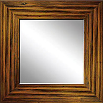 PTM Images Framed Mirror, Wood, 20 inch;H x 20 inch;W, Natural