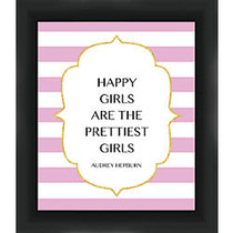 PTM Images Framed Wall Art, Happy Girls, 13 3/8 inch;H x 11 3/8 inch;W