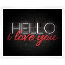 PTM Images Matted Framed Wall Art, Hello, 18 inch;H x 22 inch;W