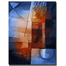 Trademark Global Abstract In Blue Gallery-Wrapped Canvas Print By Adam Kadmos, 18 inch;H x 24 inch;W