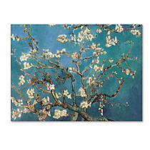 Trademark Global Almond Blossoms Gallery-Wrapped Canvas Print By Vincent van Gogh, 24 inch;H x 32 inch;W