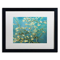 Trademark Global Almond Branches Matted And Framed Print By Vincent van Gogh, 16 inch;H x 20 inch;W