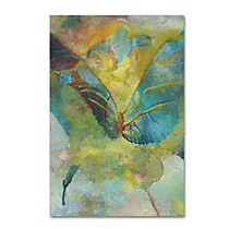 Trademark Global Butterflight Gallery-Wrapped Canvas Print By Rickey Lewis, 16 inch;H x 24 inch;W