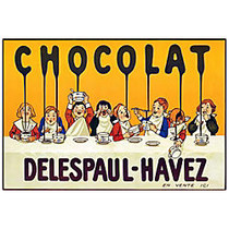Trademark Global Chocolate Delespaul Havez Gallery-Wrapped Canvas Print By Anonymous, 32 inch;H x 47 inch;W