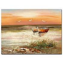 Trademark Global Florida Sunset Gallery-Wrapped Canvas Print By Masters Fine Art, 24 inch;H x 32 inch;W