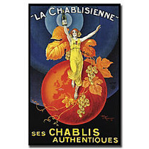 Trademark Global La Chablisienne Gallery-Wrapped Canvas Print By Anonymous, 18 inch;H x 24 inch;W