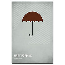 Trademark Global Mary Poppins Gallery-Wrapped Canvas Print By Christian Jackson, 16 inch;H x 24 inch;W