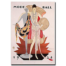 Trademark Global Mode Ball 1928 Gallery-Wrapped Canvas Print By Anonymous, 18 inch;H x 24 inch;W