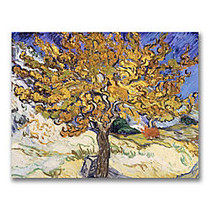 Trademark Global Mulberry Tree, 1889 Gallery-Wrapped Canvas Print By Vincent van Gogh, 26 inch;H x 32 inch;W