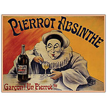 Trademark Global Pierrot Absinthe Garcon Gallery-Wrapped Canvas Print By Anonymous, 18 inch;H x 24 inch;W