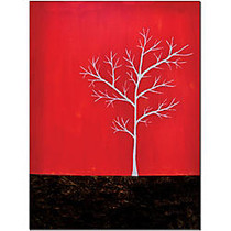 Trademark Global Red On White Series Gallery-Wrapped Canvas Print By Nicole Dietz, 18 inch;H x 24 inch;W