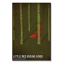 Trademark Global Red Riding Hood Gallery-Wrapped Canvas Print By Christian Jackson, 16 inch;H x 24 inch;W