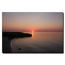 Trademark Global Ruby Sunset Gallery-Wrapped Canvas Print By Cary Hahn, 16 inch;H x 24 inch;W