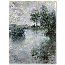 Trademark Global Seine At Vetheuil 1879 Gallery-Wrapped Canvas Print By Claude Monet, 18 inch;H x 24 inch;W