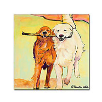 Trademark Global Stick With Me Gallery-Wrapped Canvas Print By Pat Saunders-White, 24 inch;H x 24 inch;W