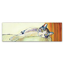 Trademark Global Sunbather Gallery-Wrapped Canvas Print By Pat Saunders-White, 8 inch;H x 24 inch;W