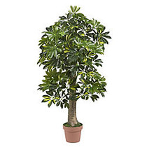 Nearly Natural 4' Schefflera Tree, Green