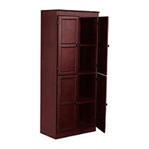 Concepts In Wood Storage Cabinet, 4 Shelves, 72 inch;H x 30 inch;W x 17 1/8 inch;D, Cherry