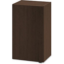 HON Modular Hospitality Single Wall Cabinet - 18 inch; x 14 inch; x 30 inch; - 1 x Shelf(ves) - 1 x Hinged Door(s) - Wall Mountable, Scratch Resistant, Spill Resistant, Stain Resistant, Durable - Mocha - Laminate - Metal, Wood - Recycled