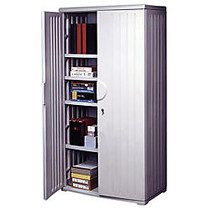Iceberg OfficeWorks&trade; Storage Cabinet, 72 inch;H x 36 inch;W x 22 inch;D, Platinum