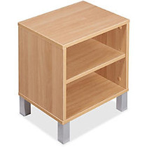 Lorell Concordia Series Latte Laminate Desk Ensemble - 16.9 inch; x 12.6 inch; x 17.8 inch; - Latte - Laminate - Assembly Required